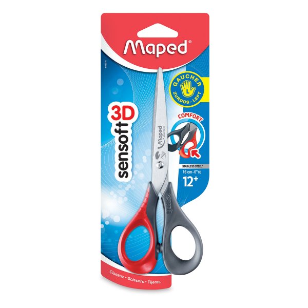 Schaar - Maped - Sensoft 3D 16 cm voor linkshandigen