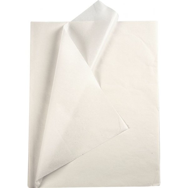 Vloeipapier - wit - 50 x 70 cm - 14 gr - 10 vellen