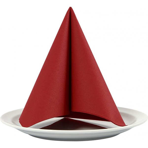 Servetten - bordeaux - 20 st