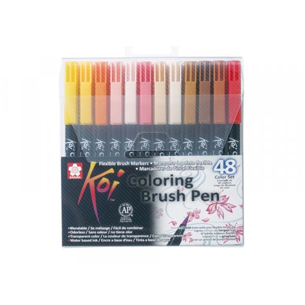 Koi Color Brush-pen - 48 pennen