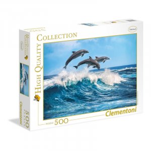 Puzzle HQ Collectie 500 stukjes - Dolfijnen