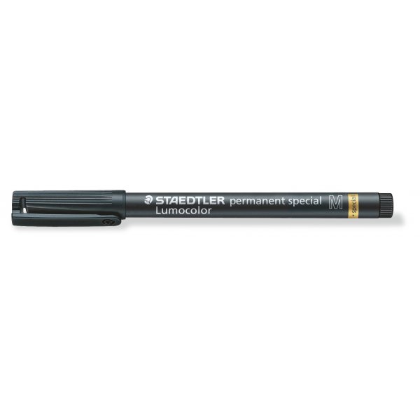 Speciale markers Lumocolor Permanent M - Zwart