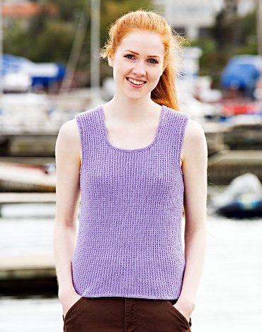 Breipatroon - Getextureerde gebreide top (junior maten 1)