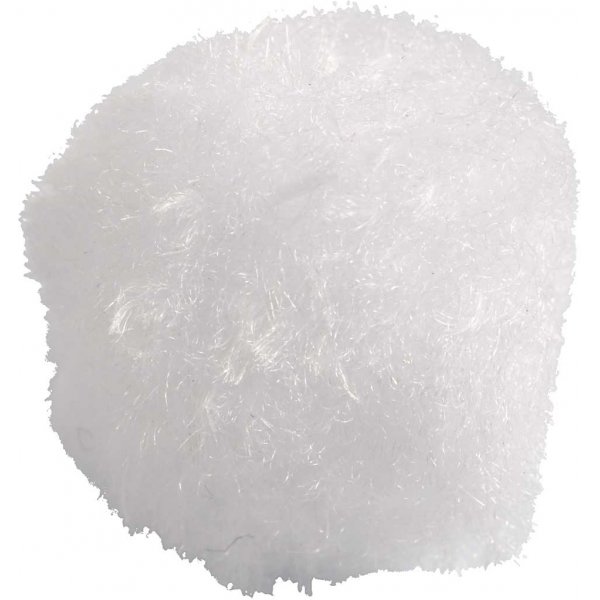 Pompons - wit - 100 st