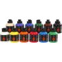 Pigment Art School - standaardkleuren - halfglanzend - 12 x 500 ml