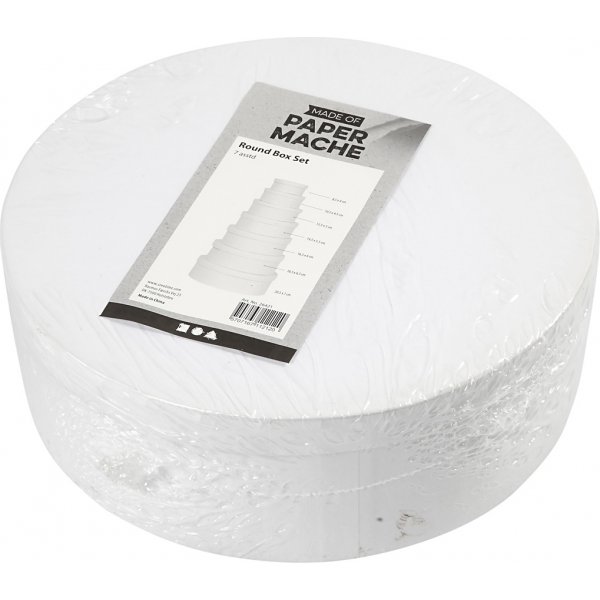 7-in-1 ronde dozen - wit 7-in-1 ronde dozen - wit