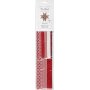 Sterstroken - rood - wit - 6,5+11,5 cm - 60 stroken