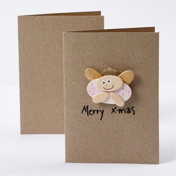 Ansichtkaart met envelop - naturel - 10,5 x 15 cm - 10 st Ansichtkaart met envelop - naturel - 10,5 x 15 cm - 10 st