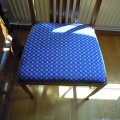 Klant imago Jaquard geweven stof Kin - Blauw