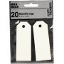 Manila markers - gebroken wit - 20 st