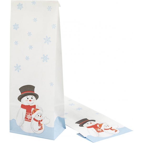 Snoepzakje met kerstmotief - 60 g - 100 st Snoepzakje met kerstmotief - 60 g - 100 st