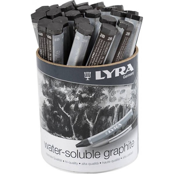 Lyra aquarelpotloden - grafiet - 24 st