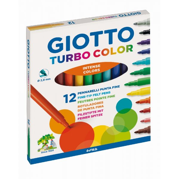 Giotto Turbo viltstiften - 12-pack