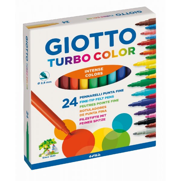 Giotto Turbo viltstiften - 24-pack