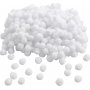 Pompons - wit - 450 st