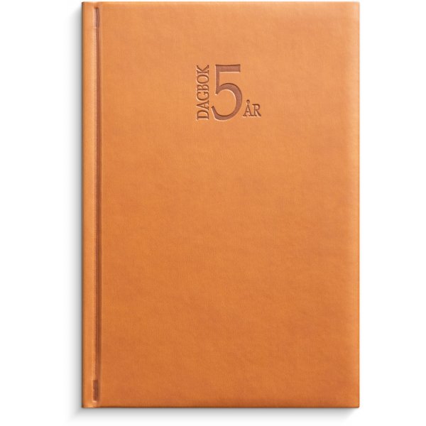 5-jarig jubileumagenda - Cognac kunstleer
