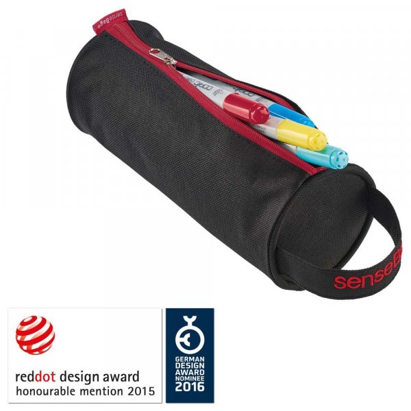 Etui Sensebag Zwart - 20 x 8 cm