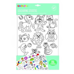 Stickers Kleurplaten - 10 vellen