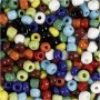 Rocaillekralen - gemengde kleuren - 130 gr