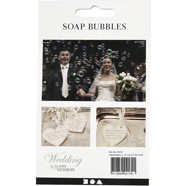 Zeepbellen - 4,5 ml - 6 st Zeepbellen - 4,5 ml - 6 st