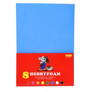 Hobbyfoam A4 - 8 kleuren Hobbyfoam A4 - 8 kleuren