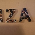 Klant imago Onbehandelde houten letters 80x5 mm - Z