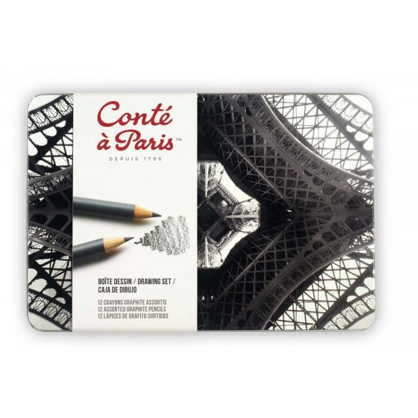 Schetspennen "Tekening" Cont  Paris - 12 Pennen
