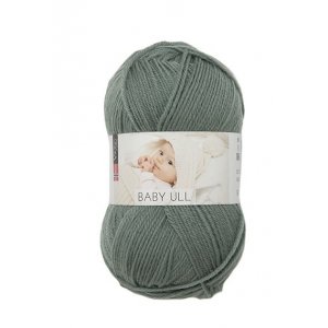 Vikinggaren Babywol 50g - Militair groen (338) Vikinggaren Babywol 50g - Militair groen (338)
