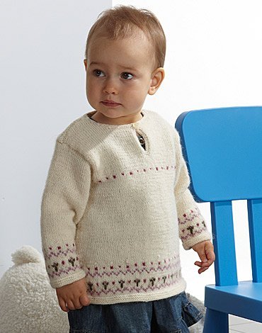 Breipatroon - Gebreide tuniek en vest met patroonrand