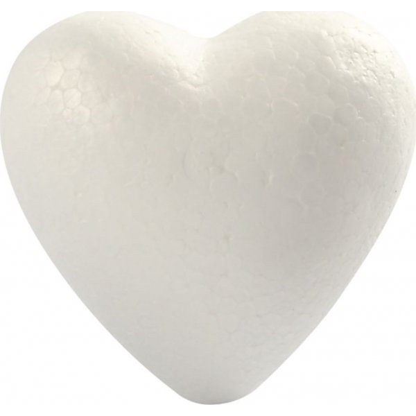 Piepschuim harten - wit - H8 cm - 5 st