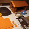 Klant imago Schuimrubbervel 300 x 450 x 2 mm - oranje