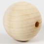 Houten kralen - 50 mm - 20 st