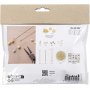 Mini DIY Kit Sieraden, kettingen en armbanden met honing-calciet