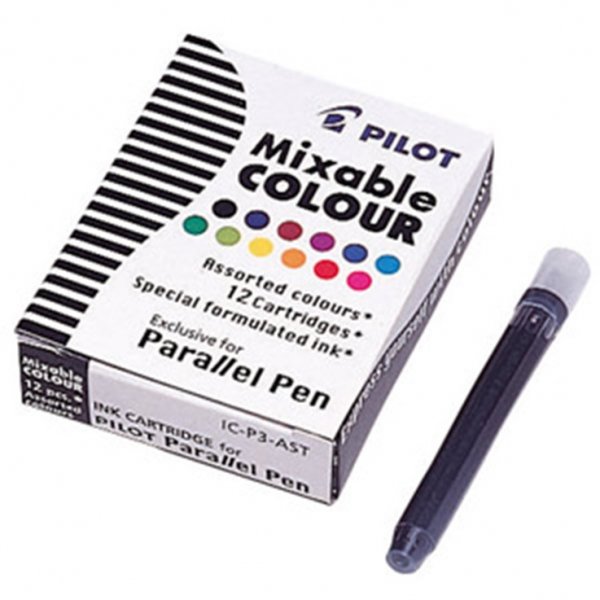 Kalligrafie Pilot Parallel cartridge - mix. kleuren