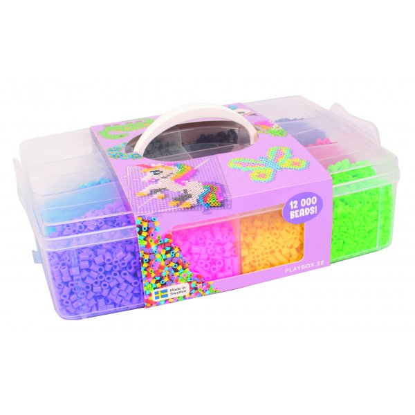 Buiskralen in opbergdoos 12000 kralen