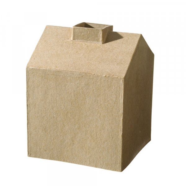 Kartonnen huis - 13x12,5x17 cm