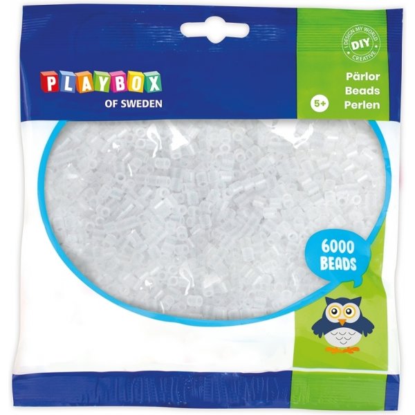 Tube kralen Transparant - 6000 st Tube kralen Transparant - 6000 st