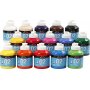 Schoolverf - Acryl - gemengde kleuren - mat - 15 x 500 ml