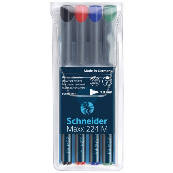 Maxx 224 M (1,0 mm) Permanent - 4-pack