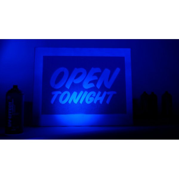 Spuitverf Montana UV-Effect transparant - 400ml Spuitverf Montana UV-Effect transparant - 400ml