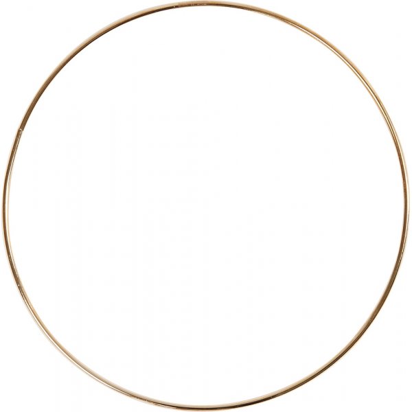 Metalen ring - goud - Ø20 cm Metalen ring - goud - Ø20 cm