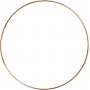 Metalen ring - goud - 20 cm