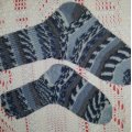 Klant imago Bamboe Raggi 100g - Rotsblauw print