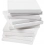 Doek - wit - 15 x 15 cm - 80 st