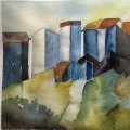 Klant imago Aquarelblok Gelijmd Ruw bosje Bogen 300g - 26x36 cm