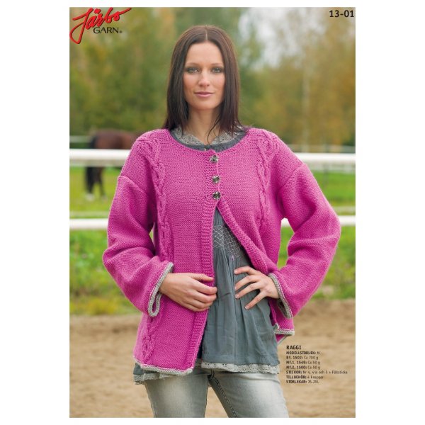 Breipatroon - Boerderij romantisch vest met vlechtjes