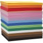 Decoratief rubber - gemengde kleuren - A4 - 15x10 st