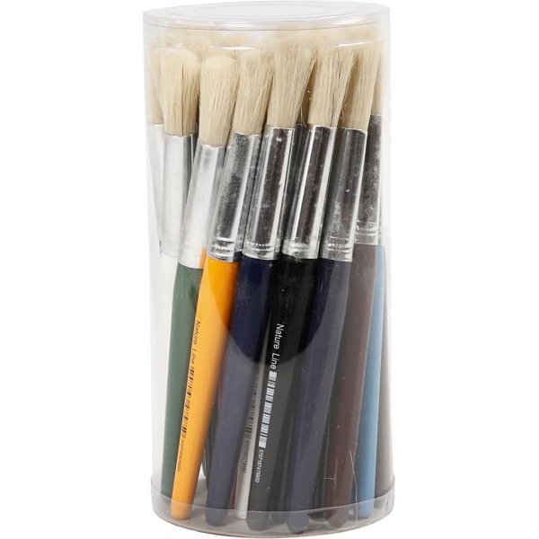 Kinderborstels - rond - 30 st Kinderborstels - rond - 30 st