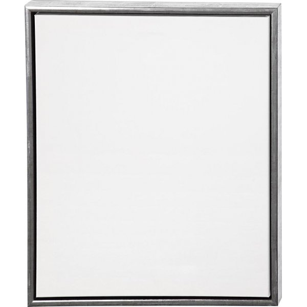 ArtistLine Canvas met lijst - antiek zilver/wit - 54x64 cm