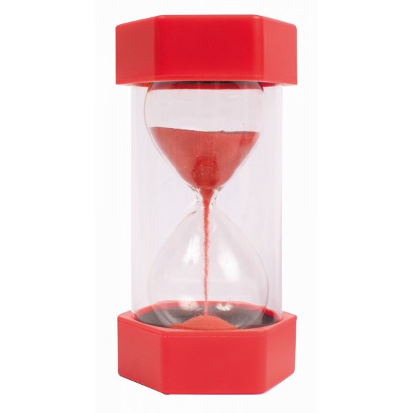 Grote zandloper 30 sec - Rood